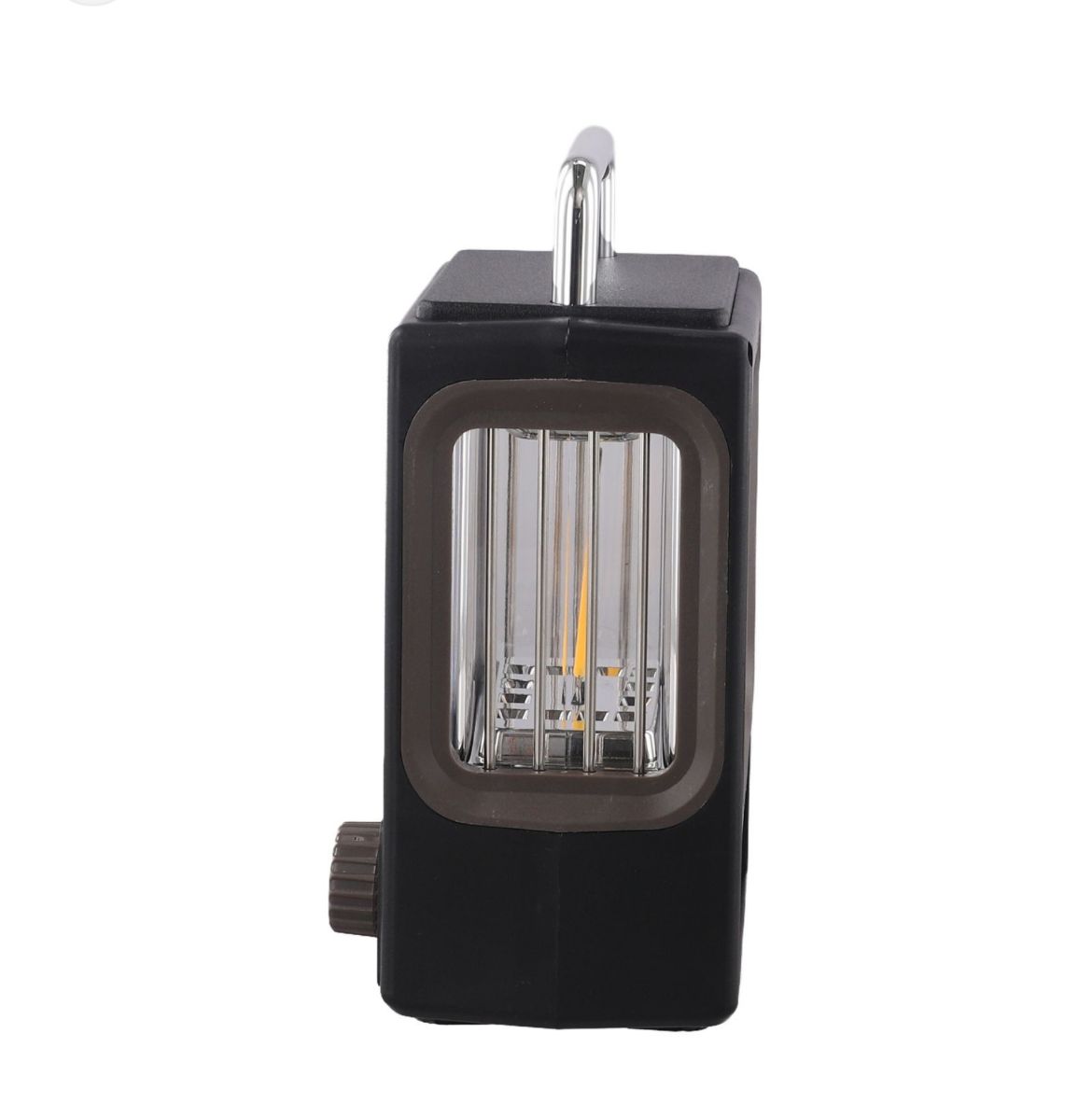 🏕️ Lámpara Recargable Tipo Farol – Luz Blanca y Amarilla con Asa para Colgar