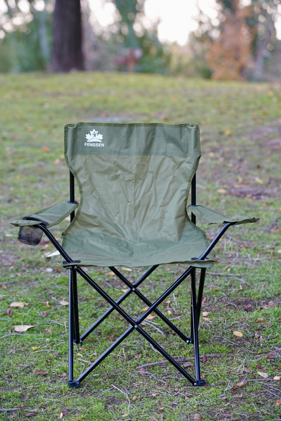 Silla de Camping Plegable – Ligera e Impermeable para Exterior y Pesca