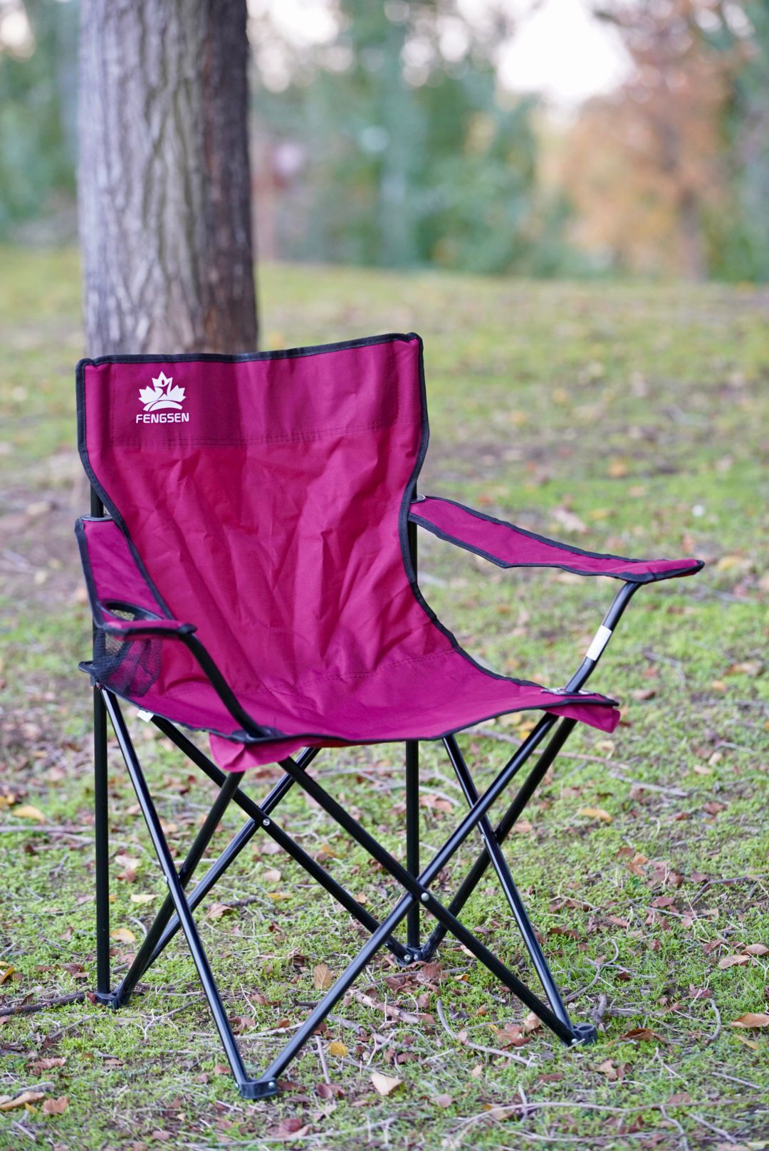 Silla de Camping Plegable – Ligera e Impermeable para Exterior y Pesca