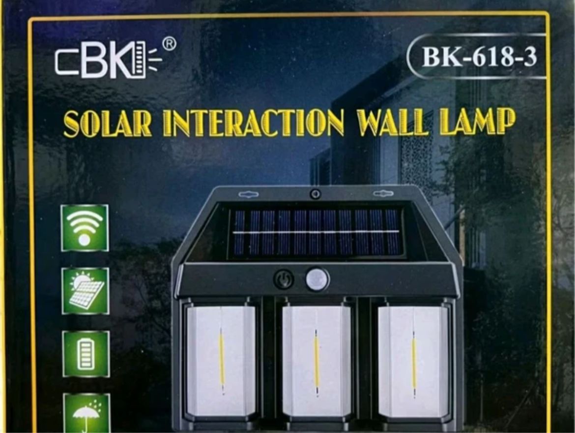 💡 Luz LED Solar con Sensor de Bruma – Iluminación Exterior con 3 Focos