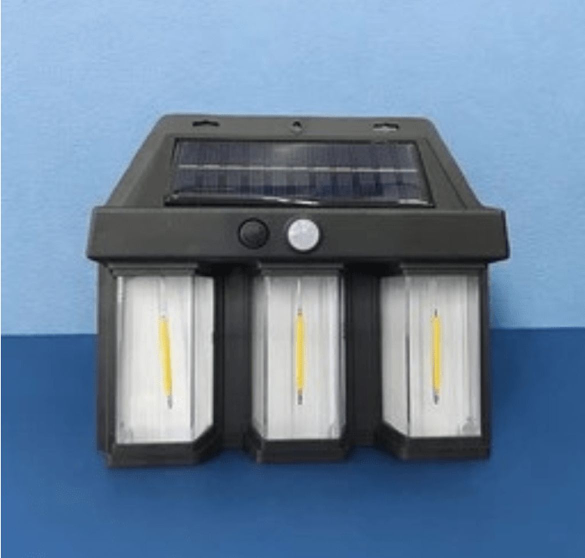 💡 Luz LED Solar con Sensor de Bruma – Iluminación Exterior con 3 Focos
