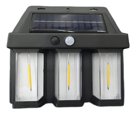 💡 Luz LED Solar con Sensor de Bruma – Iluminación Exterior con 3 Focos
