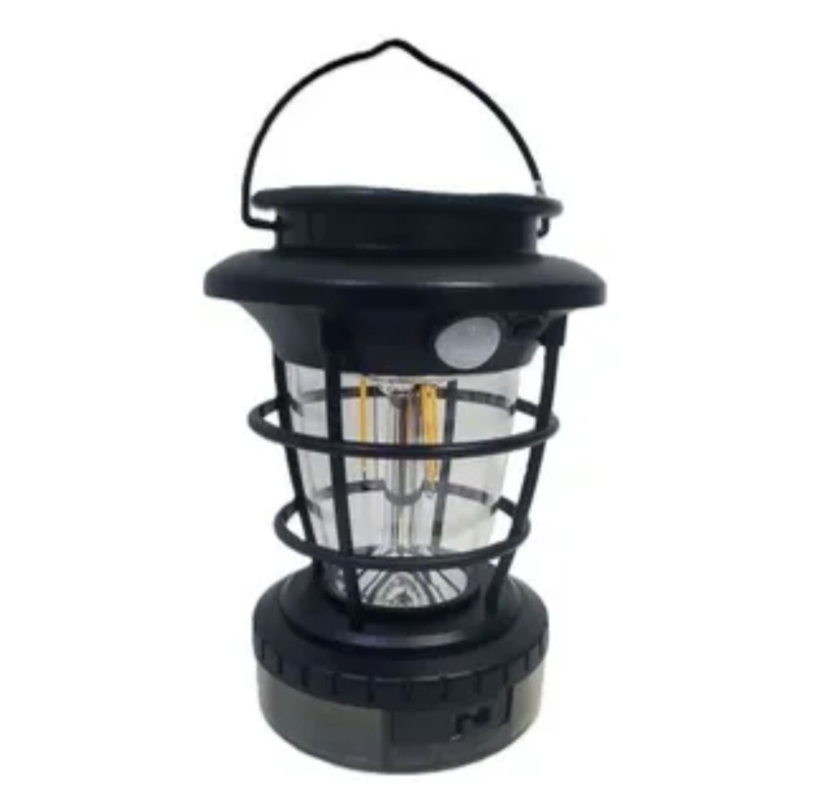 🏕 Farol LED Solar y Recargable – Sensor de Bruma, Luz Amarilla Regulable y Tira LED Decorativa