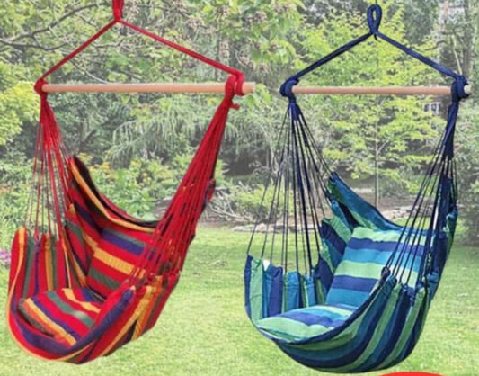 🪑 Hamaca Silla Colgante con 2 Cojines