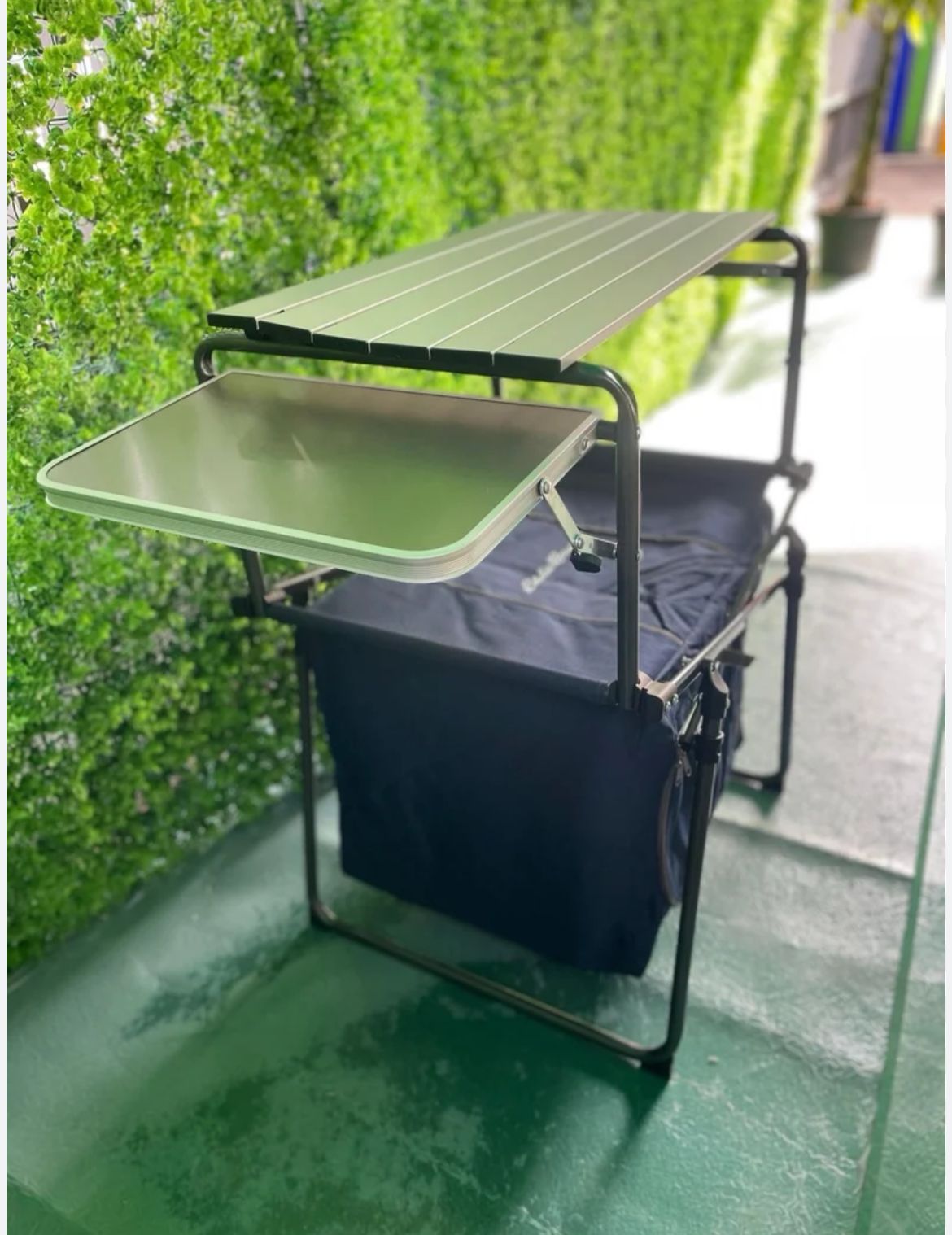 🪑 Mesa de Camping Plegable con Almacenaje