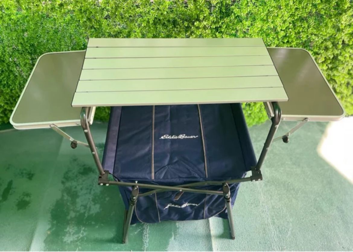 🪑 Mesa de Camping Plegable con Almacenaje
