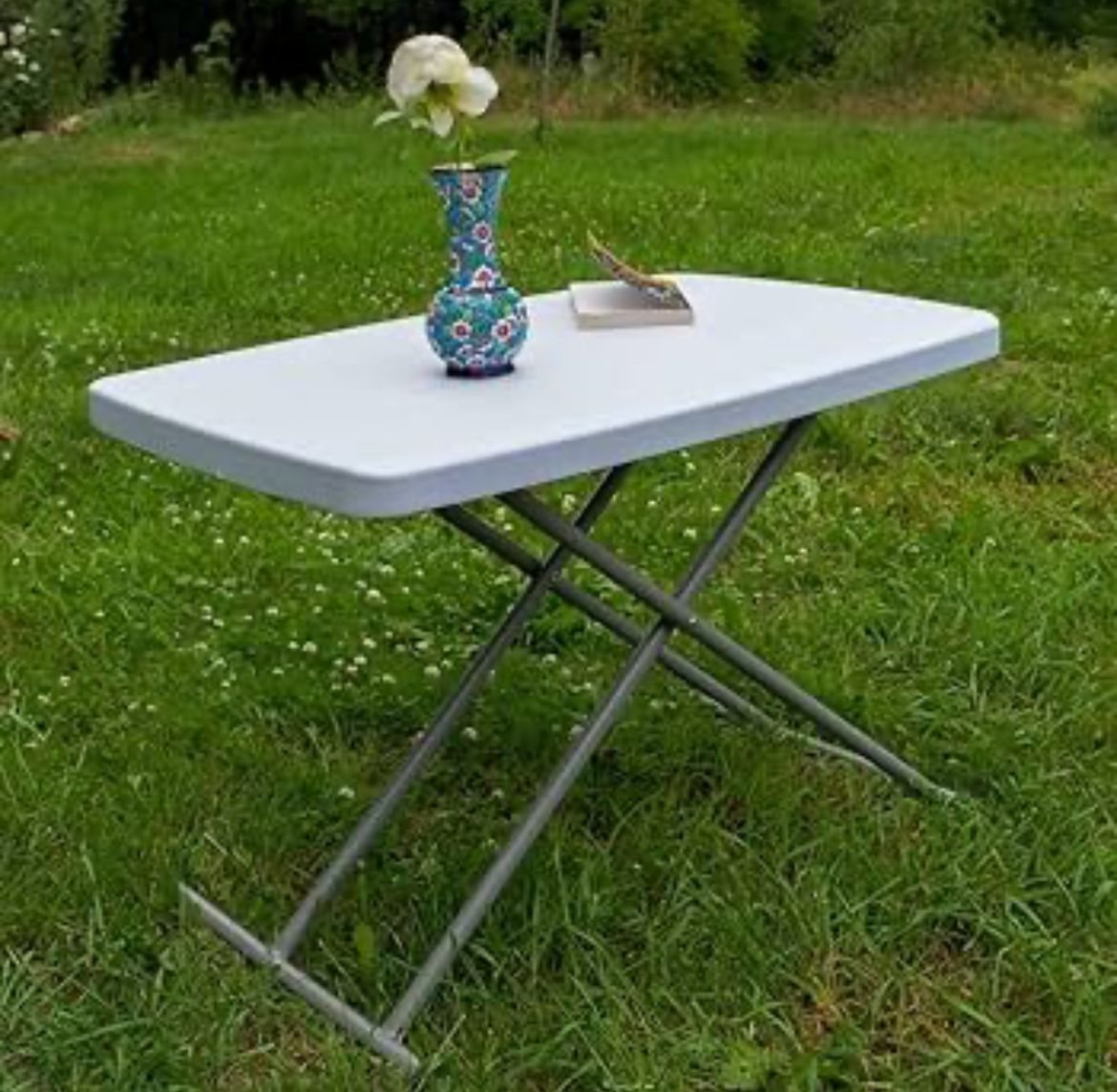 🪑 Mesa Plegable Cuadrada Blanca