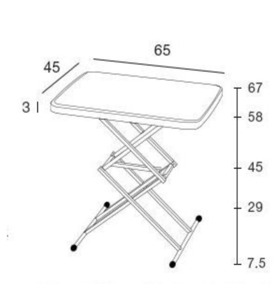 🪑 Mesa Plegable con Patas Ajustables