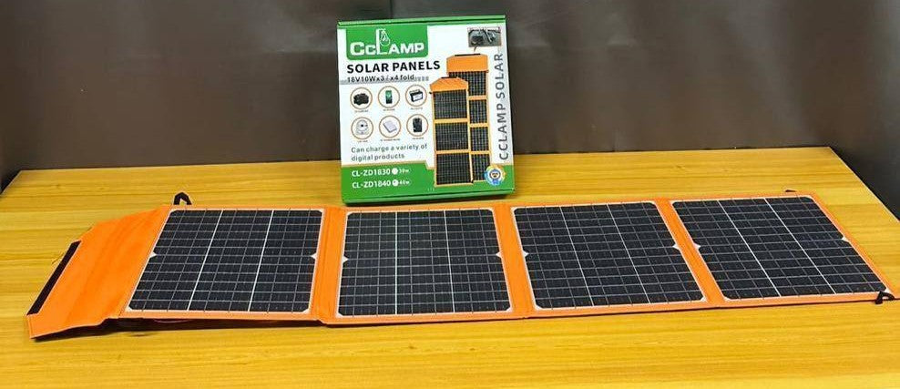 🌞 Panel Solar Portátil CCLAMP CL-ZD0640 – 40W