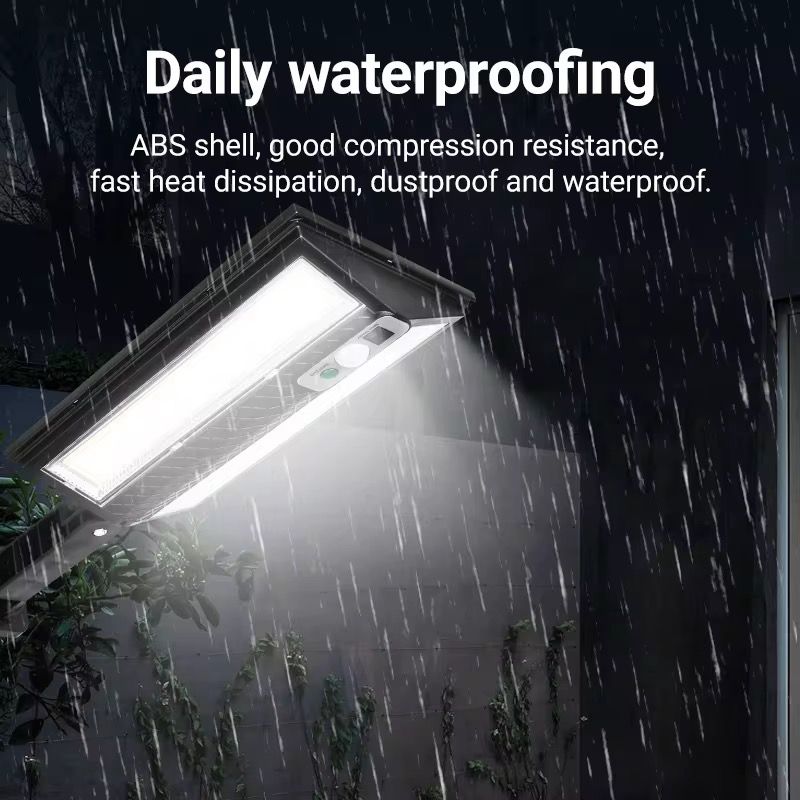 Lámpara Solar con Sensor de Movimiento – Iluminación LED Exterior