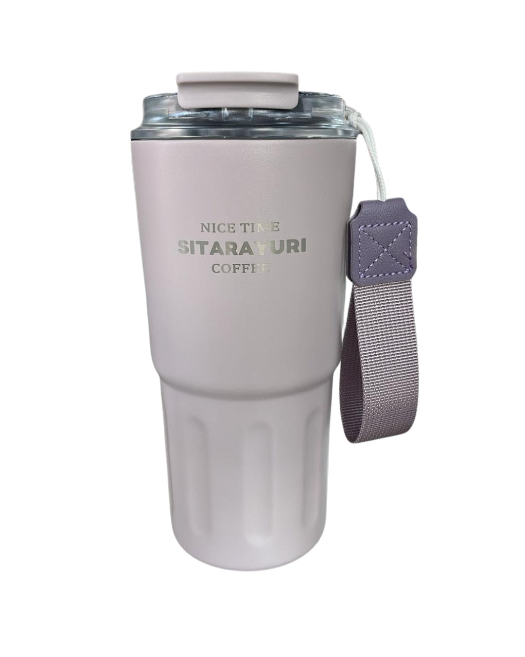 💜 Vaso térmico con asa y tapa hermética – 600 ml (2466)