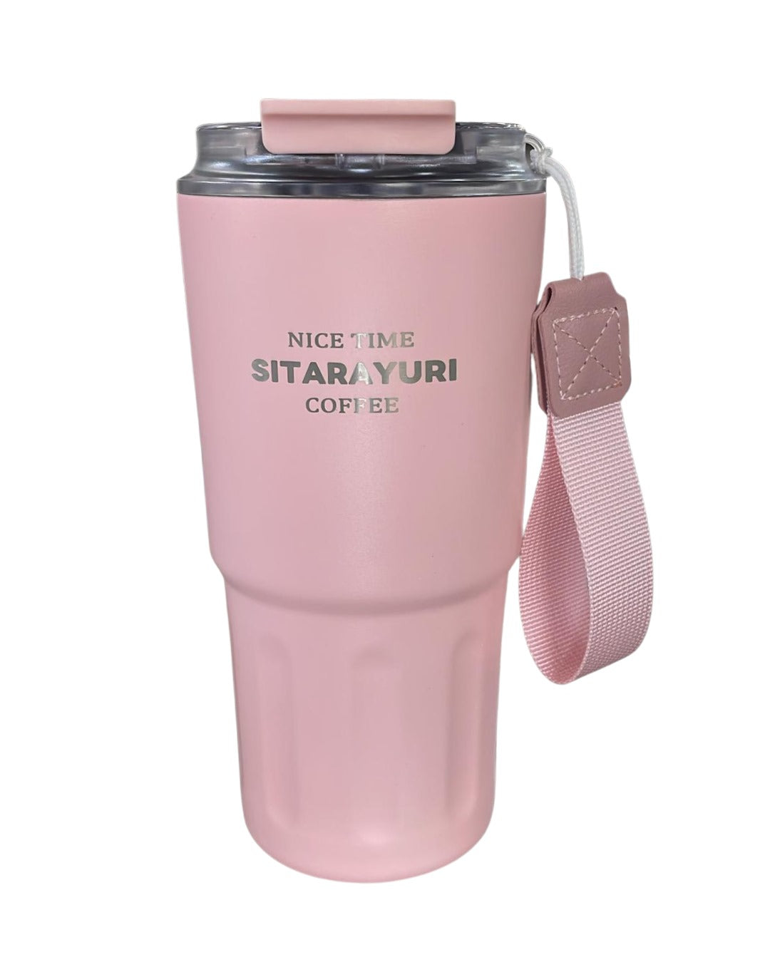 💜 Vaso térmico con asa y tapa hermética – 600 ml (2466)