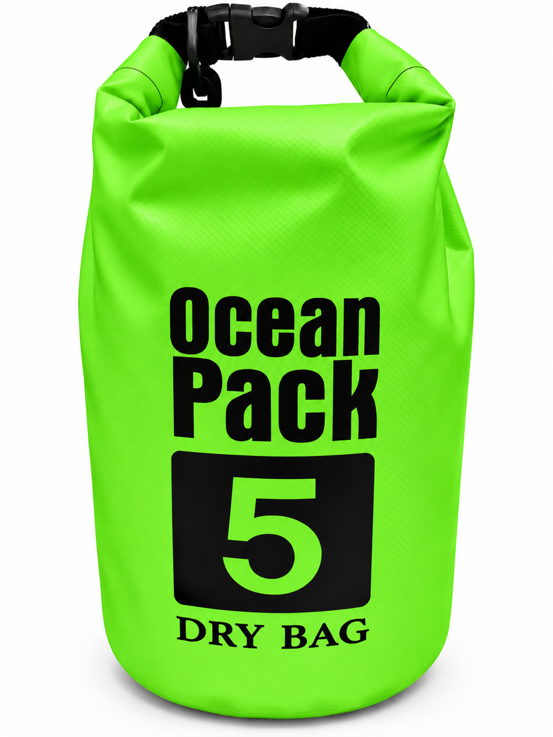 Bolsa Estanca Impermeable Ocean Pack 5L y 10L | Bolsa Seca con Correa Ajustable para Playa, Camping y Kayak