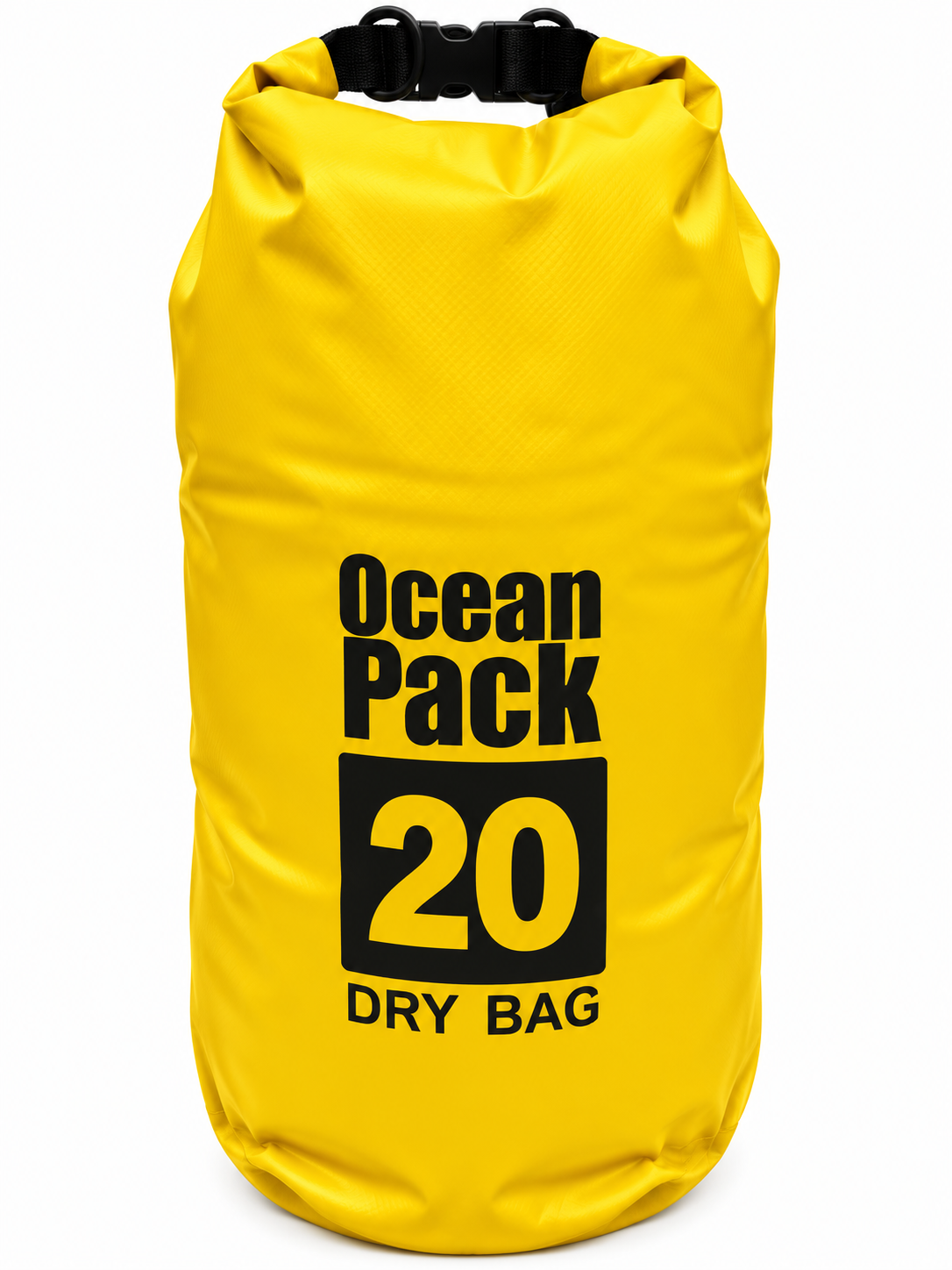 Mochila Bolsa Estanca Impermeable Ocean Pack 20L | 2 Correas Ajustables, Cierre Enrollable, Playa, Camping y Kayak