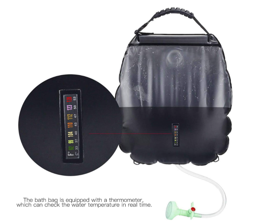 🚿 Ducha solar portátil para camping