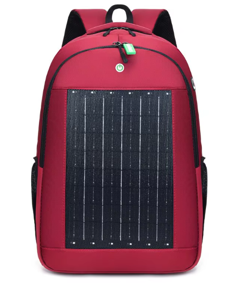 🎒☀️ Mochila Solar Inteligente con Cargador USB