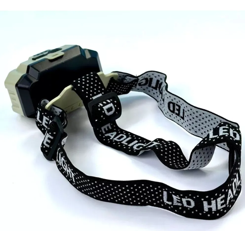 Linterna de manos libres recargable - Resistente para camping, senderismo y emergencias