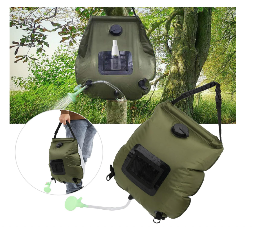 🚿 Ducha solar portátil para camping