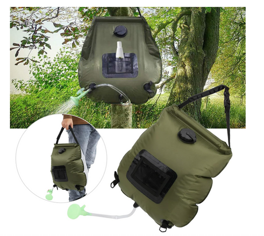 🚿 Ducha solar portátil para camping