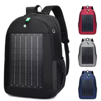 🎒☀️ Mochila Solar Inteligente con Cargador USB
