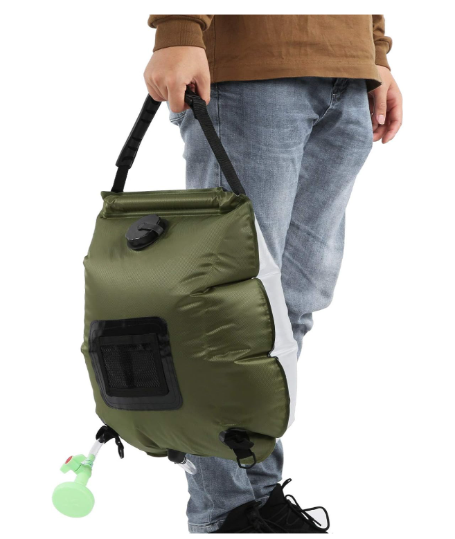 🚿 Ducha solar portátil para camping