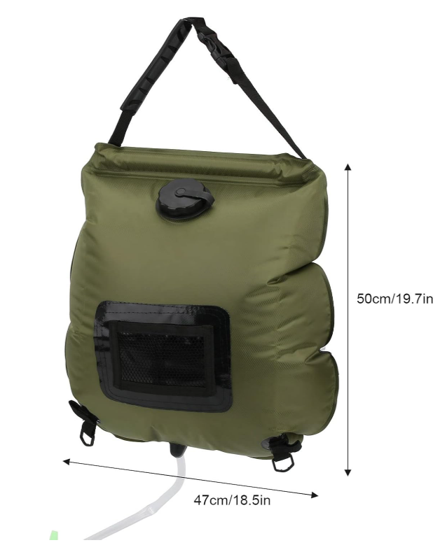 🚿 Ducha solar portátil para camping