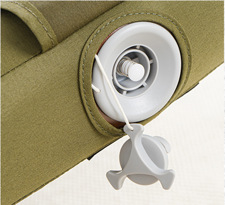 ️ Cama de Camping con Colchón Hinchable