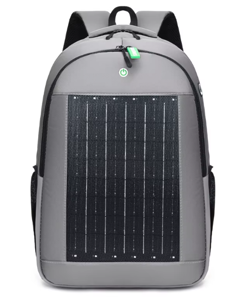 🎒☀️ Mochila Solar Inteligente con Cargador USB