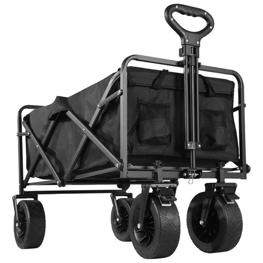 Carro Multiusos Plegable 150L con Ruedas Todoterreno