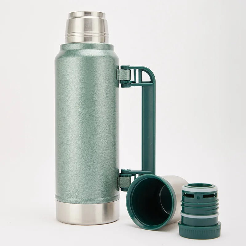 Termo de Acero Inoxidable 1,2L: Mantén tus Bebidas a la Temperatura Perfecta FENGSEN