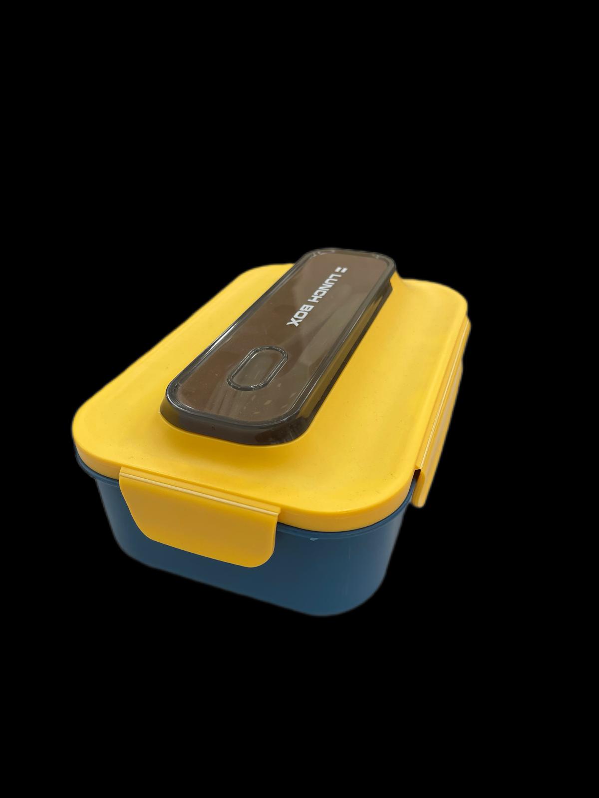 Caja de Almuerzo con Bandeja de Acero Inoxidable – Hermética y Portátil