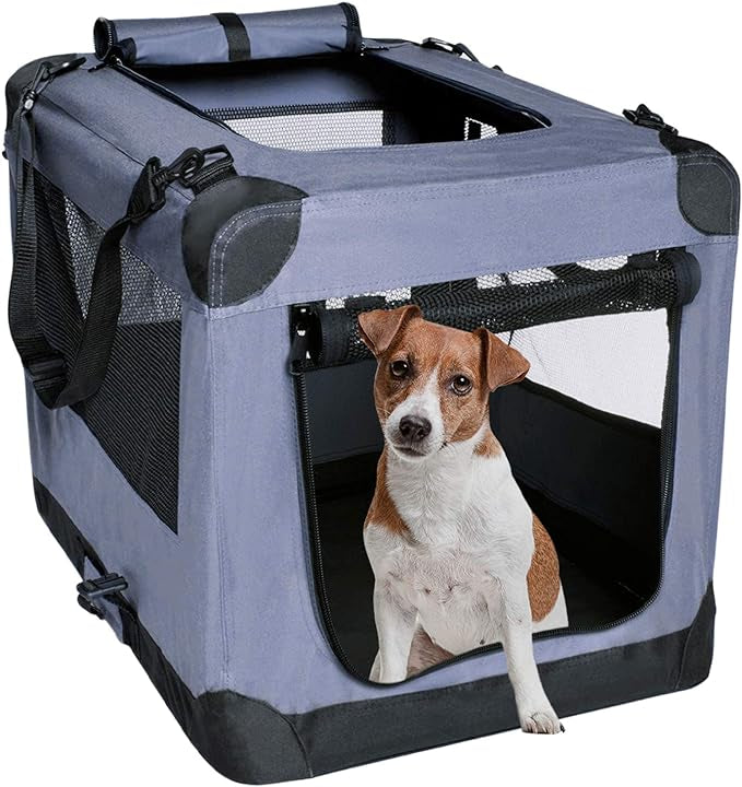Transportín pequeño para Mascotas - Plegable 60X40X40 CM FENGSEN