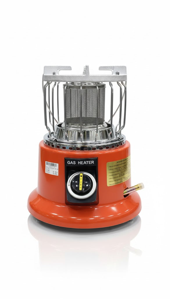 🏕️ Estufa/Calefactor de Gas Portátil Premium para Camping y Exteriores